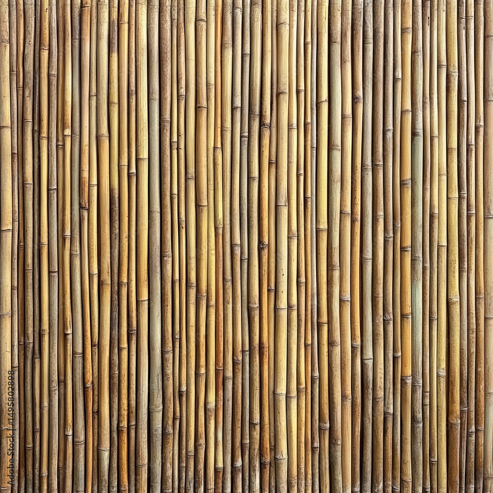 Natural bamboo is the basis for a pattern form used in designing a backdrop or background that is featured in kitchen products Natural bamboo is the basis for a pattern form used in designing a backdrop or background that is featured in kitchen products