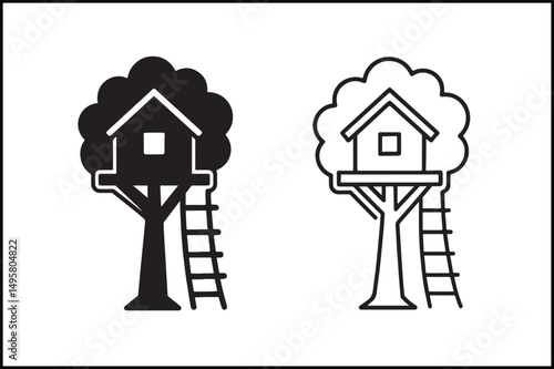 Treehouse Dual Style Silhouette