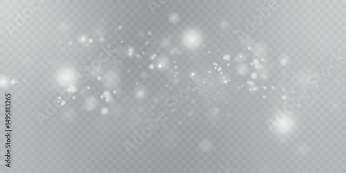 white dust PNG, Christmas dust glowing bokeh confetti light and glitter texture overlay for your design. Png Festive sparkling white dust png. Holiday powder dust for cards, invitations, banners. 