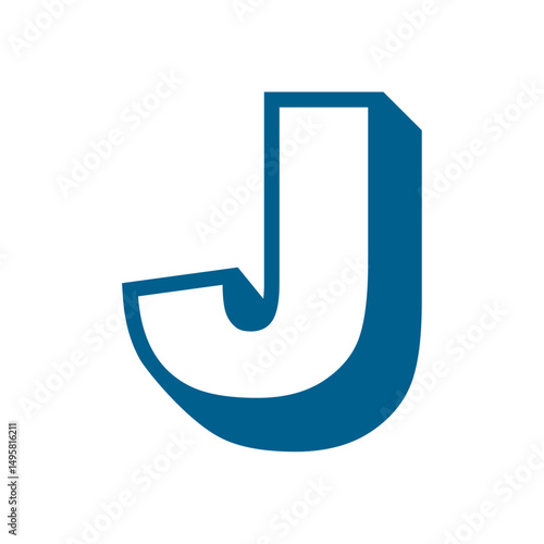 Letter J  logo design