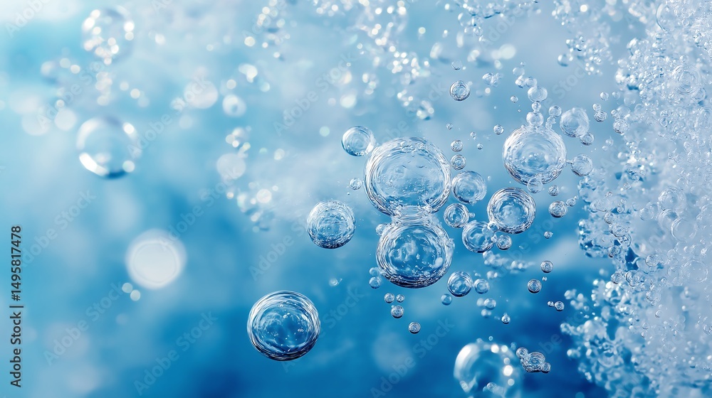 A macro shot of tiny bubbles trapped in ice, creating a mesmerizing frozen pattern. A macro shot of tiny bubbles trapped in ice, creating a mesmerizing frozen pattern.
