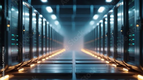 Wallpaper Mural Server infrastructure in current data centers supporting crypto, business, and web services Torontodigital.ca