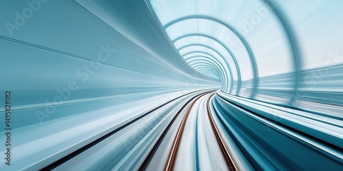 Quantum Velocity Futuristic High-Speed Transit Visualization - Next-Gen Transportation Design Inspiring Connectivity and Urban Innovation Strategies