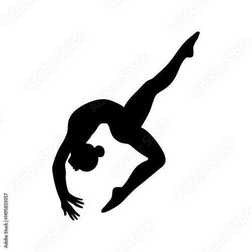 gymnast, gymnast silhouette, tumbling silhouette, gymnastics tumbling silhouette, gymnast athletics silhouette, olympic games