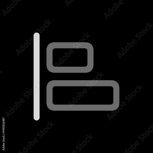 Horizontal Align Left Outline