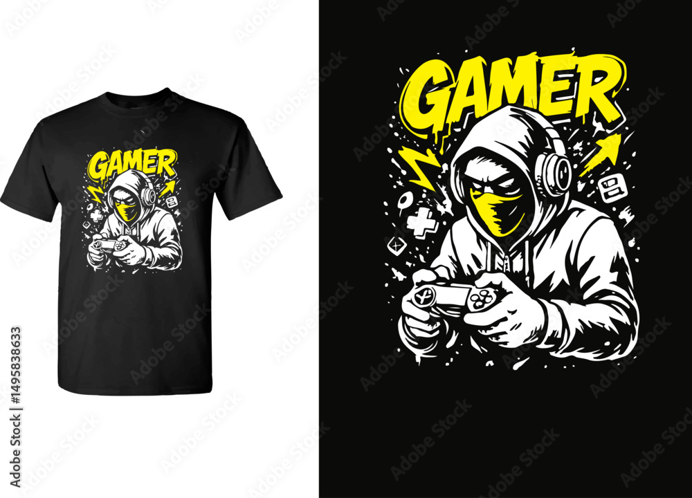Fototapeta premium T-shirt's Design with nice printing
