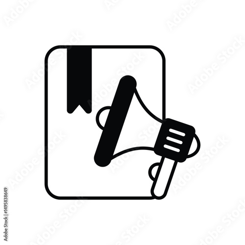 Tender Notice Vector icon