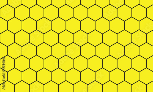 abstract polygon pattern art on yellow can be used background.