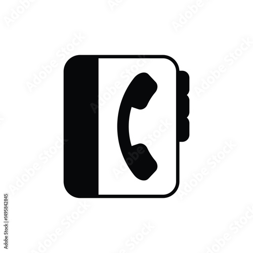 Telephone Book Vector icon
