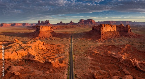 Monument Valley Vista at Sunrise, USA - A Photographic Masterpiece