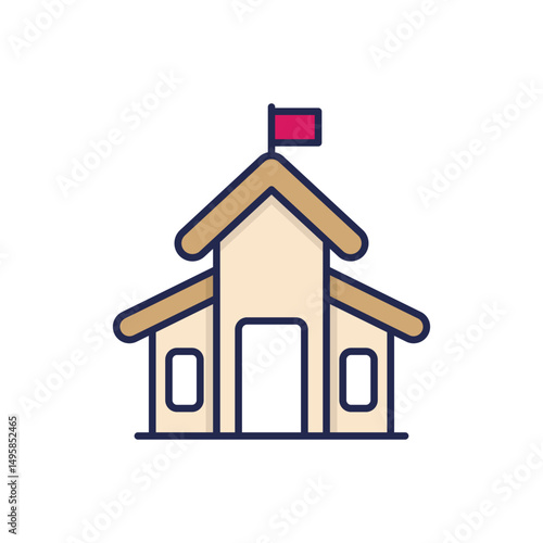 Municipal Vector icon