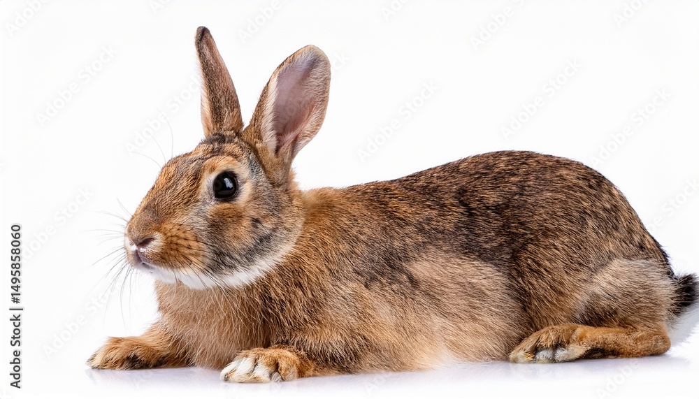 Obraz premium rabbit isolated on a white background