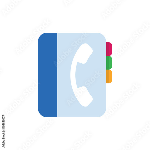 Telephone Book Vector icon