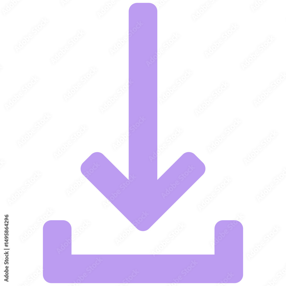 Downloading Vector Icon, Download Icon, User Interface, User Experience, Isolated Lineal Color Vector Icon. Downloading Vector Icon, Download Icon, User Interface, User Experience, Isolated Lineal Color Vector Icon.