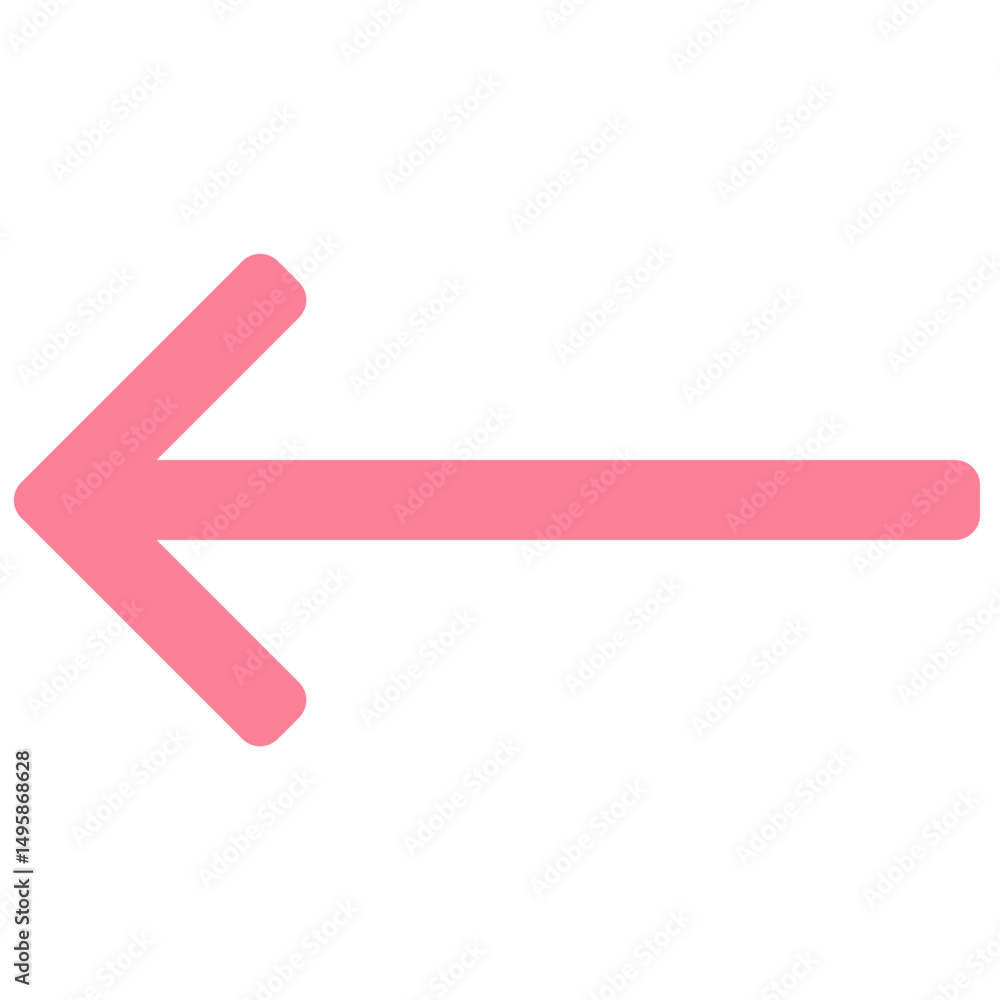Left Arrow Icon Symbol. Left Arrow Icon Vector. Flat Style Isolated Vector Icon. Left Arrow Icon Symbol. Left Arrow Icon Vector. Flat Style Isolated Vector Icon.