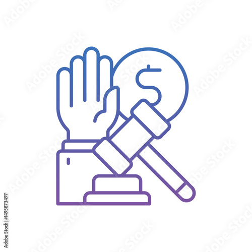 Tender Result Vector icon