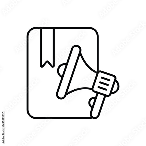 Tender Notice Vector icon