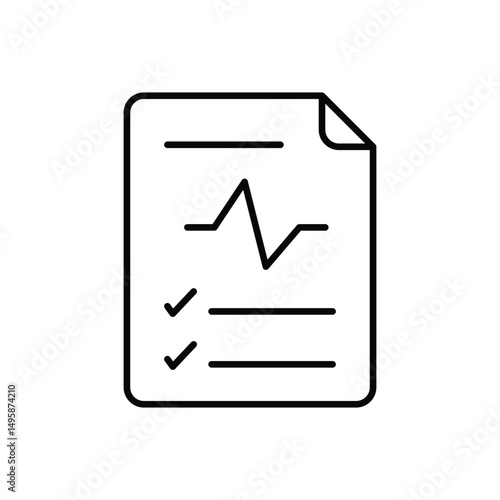 Activity Report Vector icon