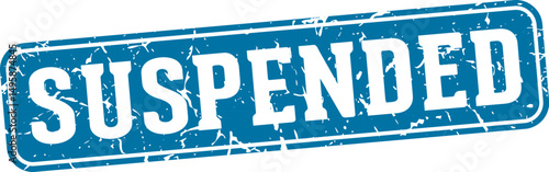 suspended rectangular sign. suspended stamp