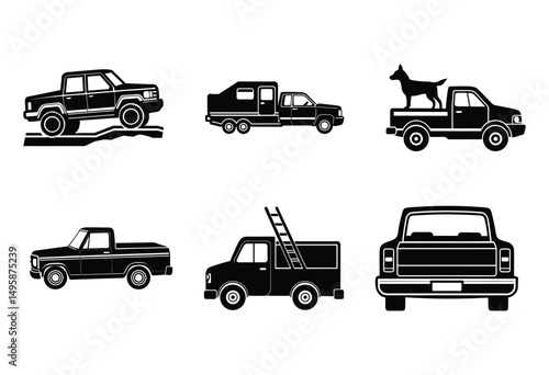 Pickup Truck Silhouette