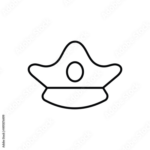 Municipal Police Vector icon