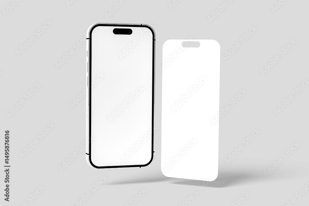 Phone and Screen Mockup