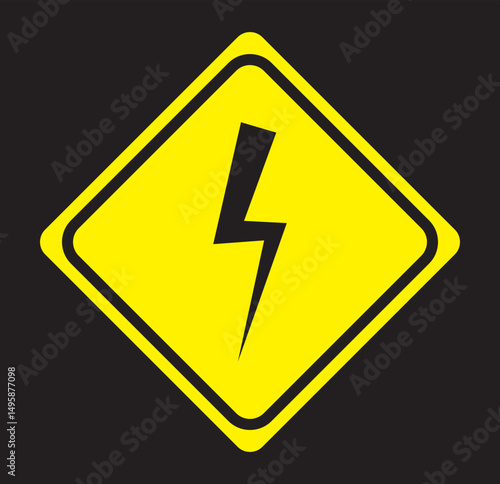 Power outage warning sign. high voltage warning sign with lightning bolt symbol inside yellow triangle indicating electrical hazard on Transparent Background. EPS 10. Free Download Power outage warning sign. high voltage warning sign with lightning bolt symbol inside yellow triangle indicating electrical hazard on Transparent Background. EPS 10. - GFXLoad
