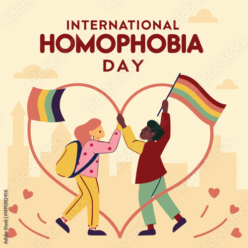 International homophobia day vector illustration 