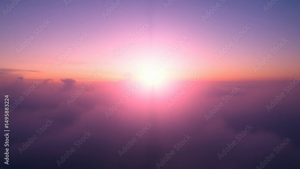 Obraz premium sunrise in the mountains