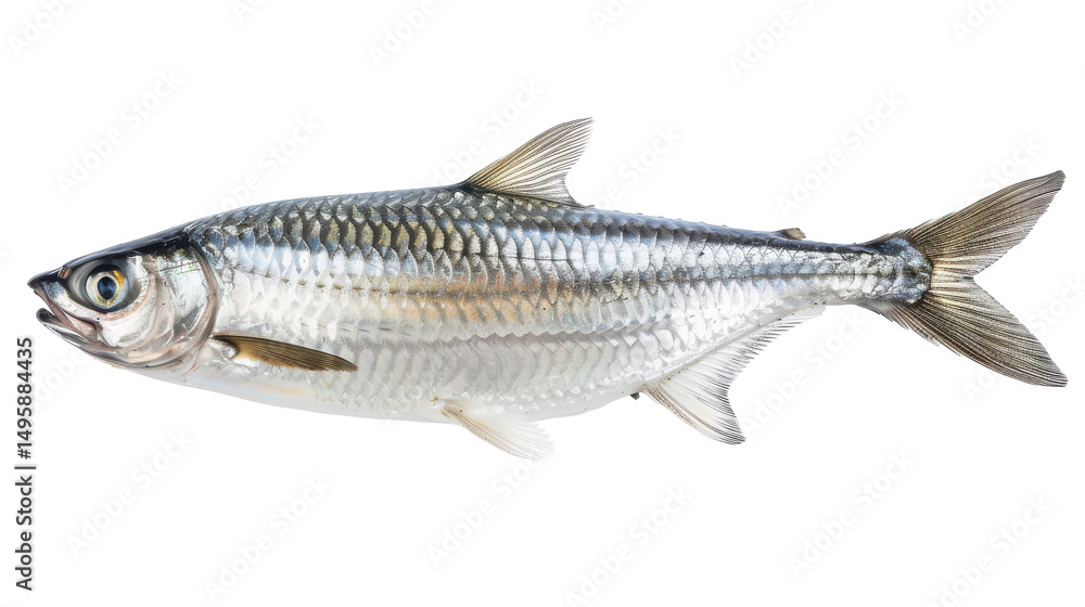 Silvery fish swimming gracefully in clear water, surrounded by aquatic plants and sunlight Silvery fish swimming gracefully in clear water, surrounded by aquatic plants and sunlight