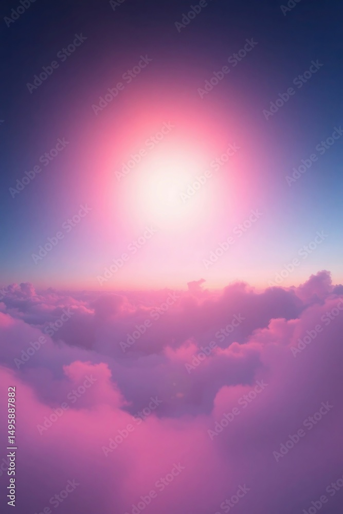 Fototapeta premium beautiful glowing clouds