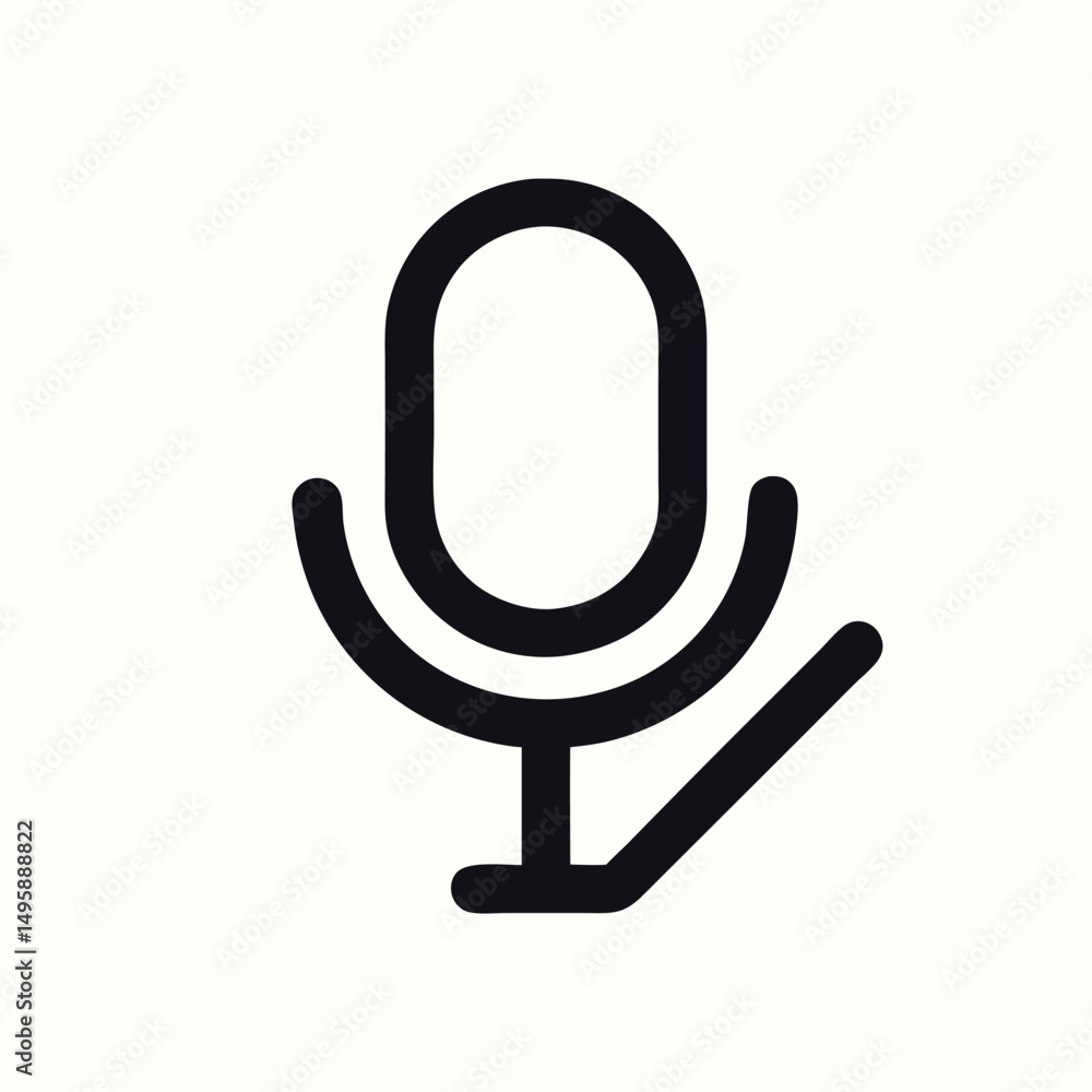 Microphone Icon, Voice Recording, Audio, Podcast, On Air Microphone Icon, Voice Recording, Audio, Podcast, On Air