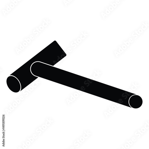  hummer tool black and white icon