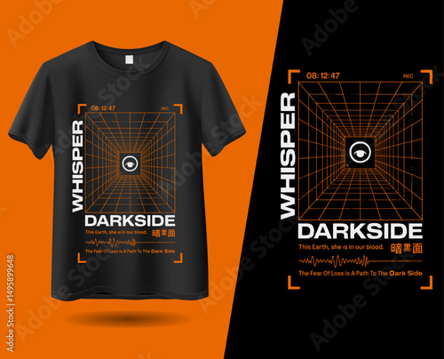 whisper t-shirt design.
