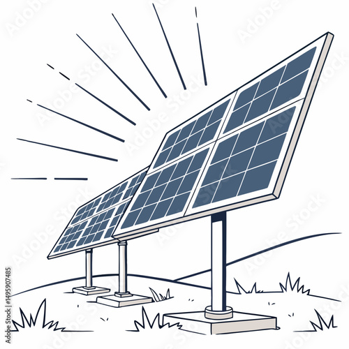 Clean energy solar panels sustainable power alternative energy source