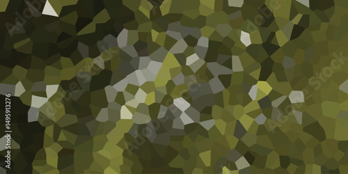 Abstract mosaic of lush greenery depicting nature's textural composition and organic forms evoking the feeling of a forest canopy