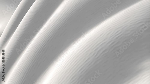3D animation - A looping animated wavy white texture in the background