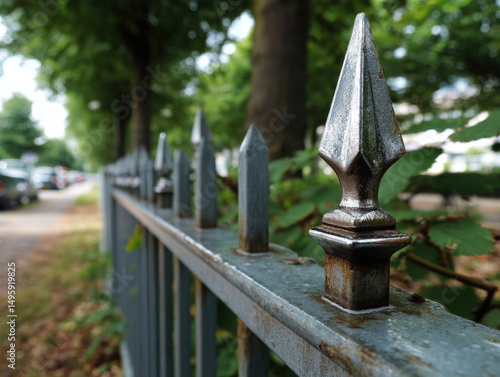 A secure fencing with point...