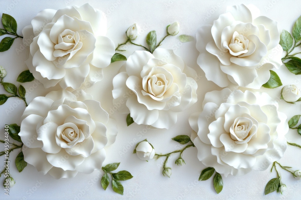 Delicate White Rose Frame: Elegant Floral Border for Weddings, Valentine’s Day, and Spring Celebrations Delicate White Rose Frame: Elegant Floral Border for Weddings, Valentine’s Day, and Spring Celebrations