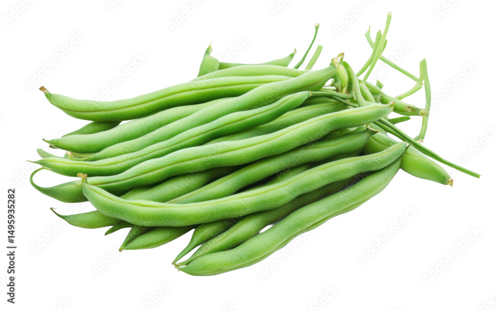 Bunch of green beans are piled on top of each other Bunch of green beans are piled on top of each other