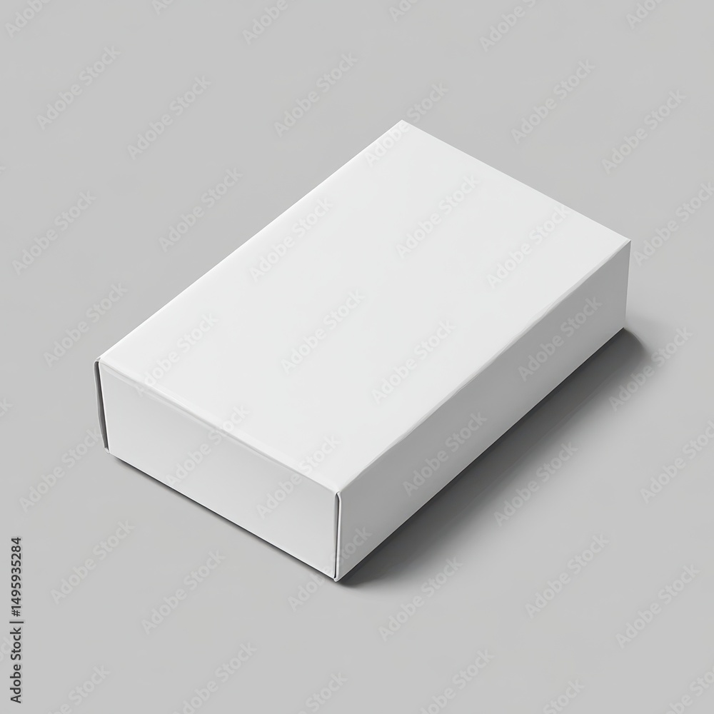 © Serhii - Empty Game Box Mockup: Cardboard Container for Playing Cards Display in Isolated Settings