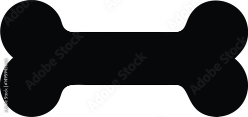 dog bone silhouette