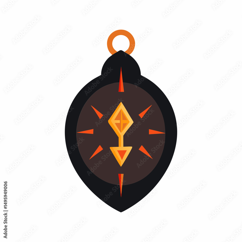 Obraz premium candy corn with spooky accents 