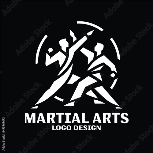 Martial Arts Vector Logo Design