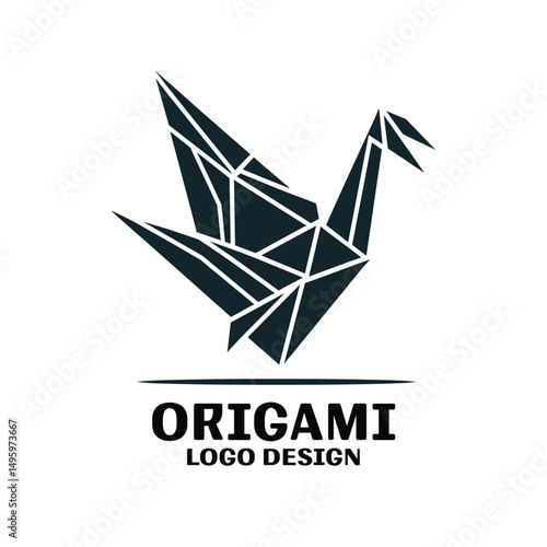 Origami Vector Logo Design