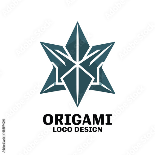Origami Vector Logo Design