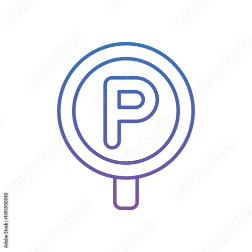 Parking Vector icon