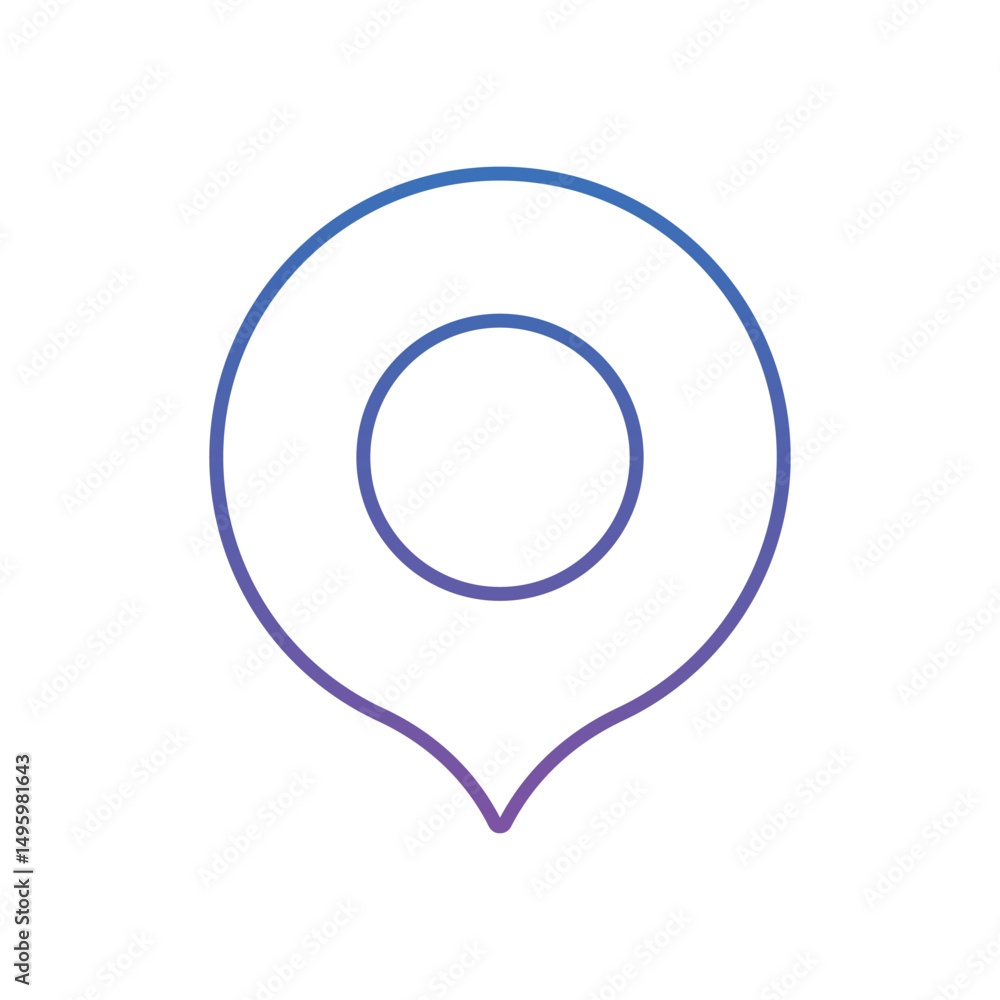 Pinpoint Vector icon Pinpoint Vector icon