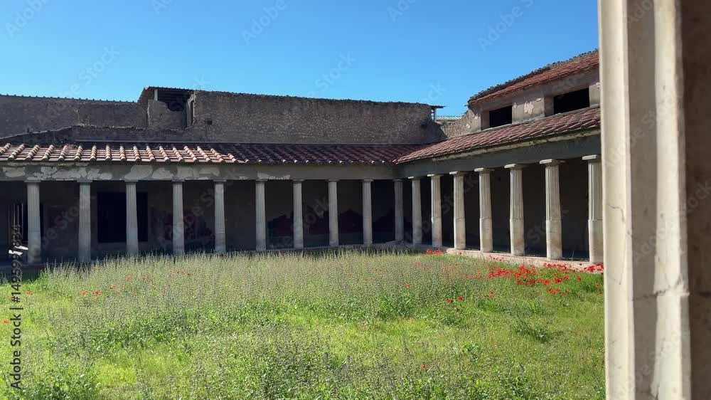 Scavi di Oplontis - Villa Poppea, a lavish Roman villa near Pompeii. Famous for its frescoes, gardens, and luxurious ancient Roman lifestyle.
Scavi di Oplontis - Villa Poppea, a lavish Roman villa near Pompeii. Famous for its frescoes, gardens, and luxurious ancient Roman lifestyle.