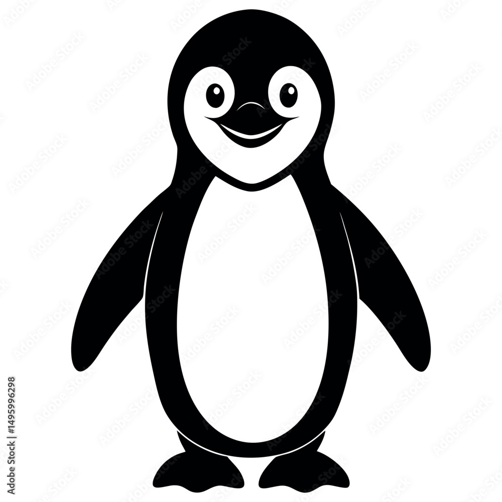 Fototapeta premium penguin on a white background